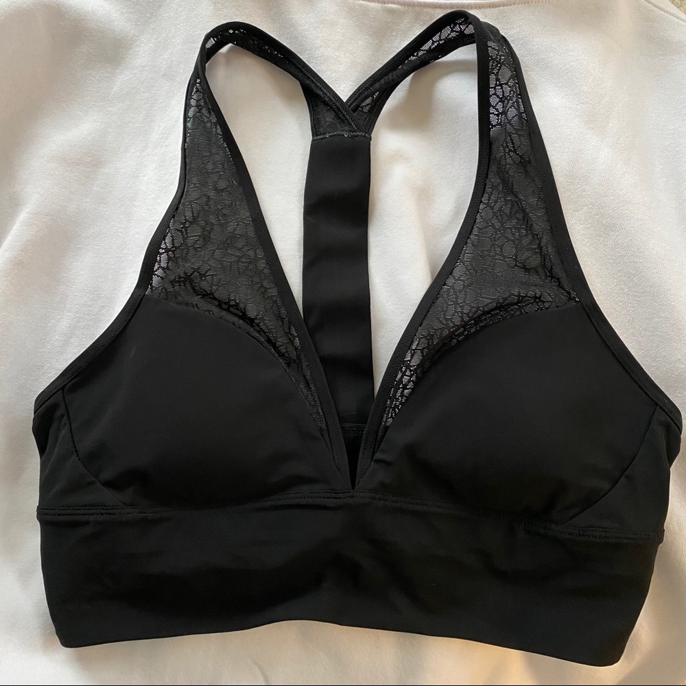 lululemon | black bralette sz 8